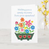 Blume Power Wohlfahrtskarte - Operation Karte (Gelbe Blume)