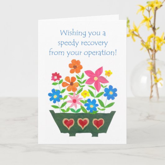 Blume Power Wohlfahrtskarte - Operation Karte (Gelbe Blume)