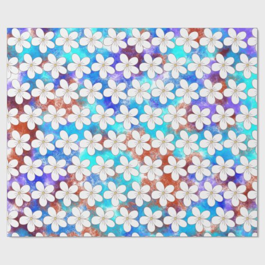 Blume Power Wrapping Paper Geschenkpapier (Flach)