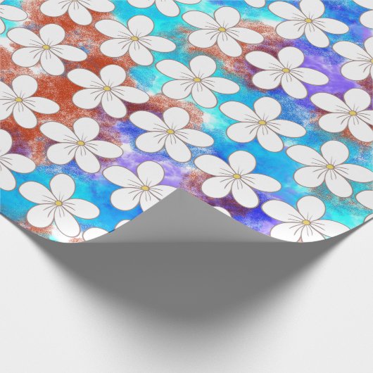 Blume Power Wrapping Paper Geschenkpapier (Ecke)