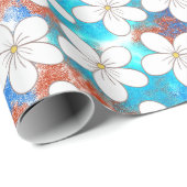 Blume Power Wrapping Paper Geschenkpapier (Rolleneckpunkt)