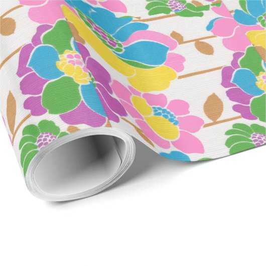 Blume Power Wrapping Paper Geschenkpapier (Rolleneckpunkt)