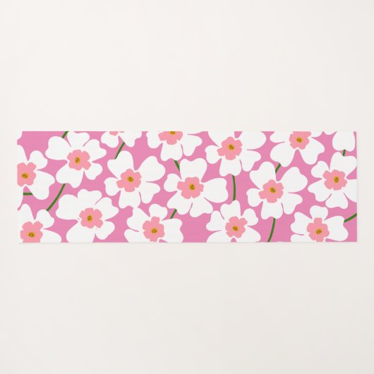 Blume Power Yogamatte (Rückseite (Horizontal))