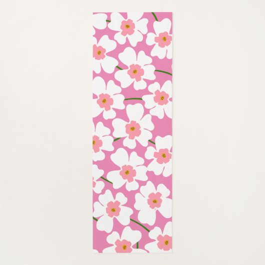 Blume Power Yogamatte (Rückseite)