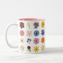 Blume Power Zweifarbige Tasse