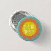 BLUME Pride Handlettered Button (Vorne & Hinten)