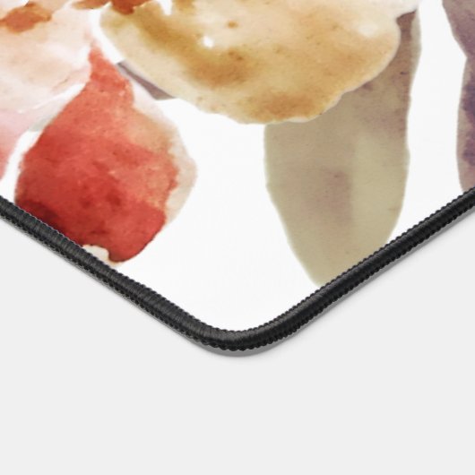 Blume Princess Blush Pink Pasta Wasserfarbe Schreibtischunterlage (Ecke)