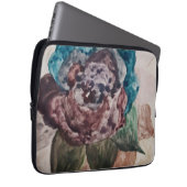Blume Princess Pastell Navy Blush Pink Blues Laptopschutzhülle (Vorne Rechts)