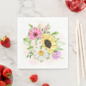 Blume Print Paper Napkins Serviette (Beispiel)