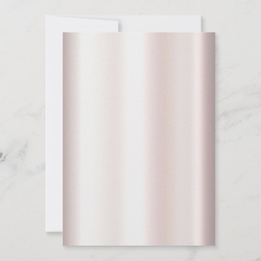 Blume Probe Abendessen Einladung (Rückseite)