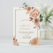 Blume Probe Einladung (Stehend Vorderseite)