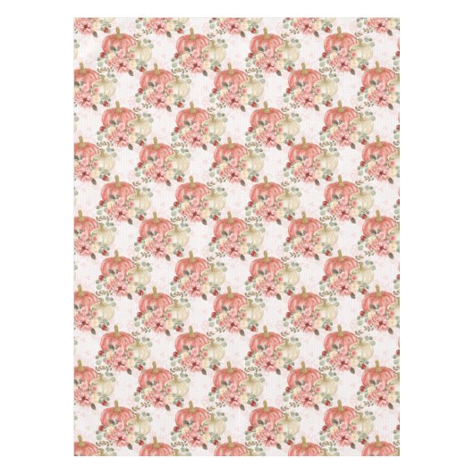 Blume Pumpkin Beehive Muster Party Dekorationen Tischdecke (Vorderseite)