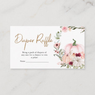 Blume Pumpkin Kinderdusche Windelwanne Herbst Wind Begleitkarte