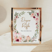 Blume Pumpkin Kinderdusche Windelwanne Herbst Wind Poster