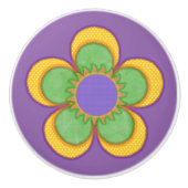 Blume Punkt Keramikknauf (Vorderseite)