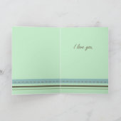 Blume, Punkte und Streifen Karte (Innenseite)