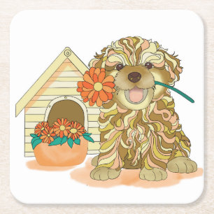Blume Pup Untersetzer