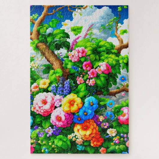 Blume Puzzle (Vertikal)