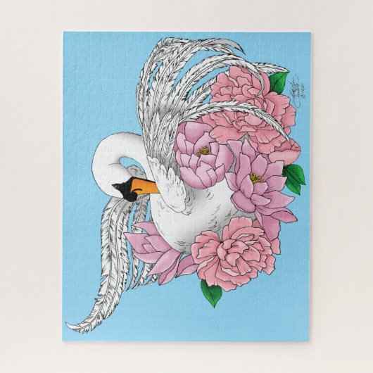 Blume Puzzle (Vertikal)