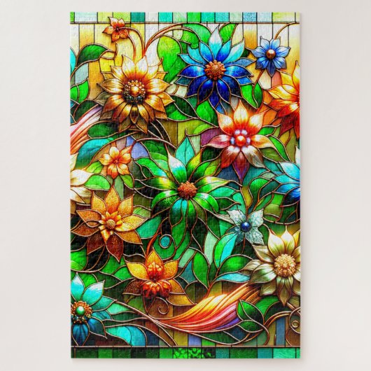 Blume Puzzle (Vertikal)