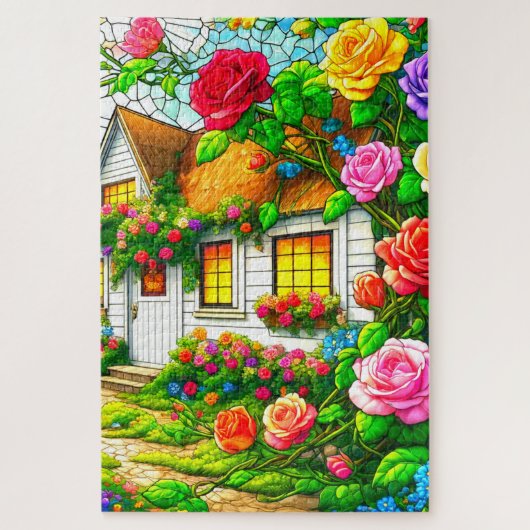 Blume Puzzle (Vertikal)