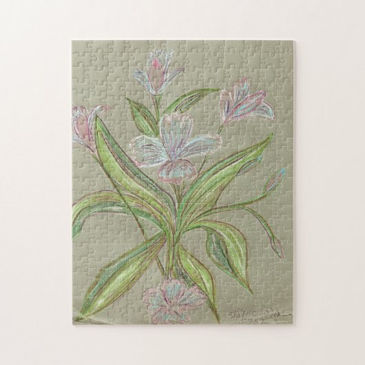 Blume Puzzle von Amilia (Vertikal)