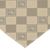 Blume-Quadrate der Mosaikdoodle Tischdecke (Schrägansicht)