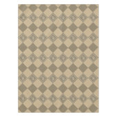 Blume-Quadrate der Mosaikdoodle Tischdecke (Vorderseite)