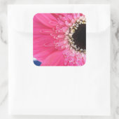 Blume Quadratischer Aufkleber (Tasche)