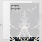 Blume Queen Briefbogen (Vorne/Hinten)