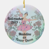 Blume Queen/Dew Drop Nutcracker Ornament (Hinten)