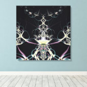 Blume Queen Leinwanddruck (Insitu (Holzboden))