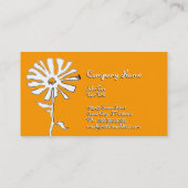 Blume quiggles visitenkarte (Rückseite)