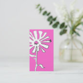 Blume quiggles visitenkarte (Stehend Vorderseite)