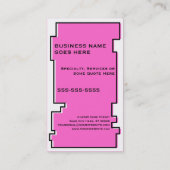 Blume quiggles visitenkarte (Rückseite)