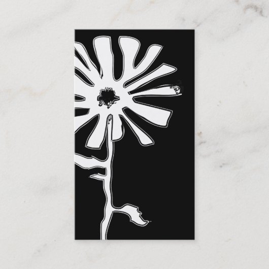 Blume quiggles visitenkarte (Vorderseite)