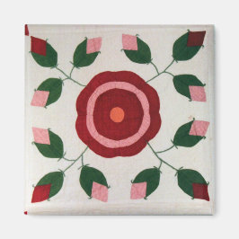 Blume Quilt Block Magnet