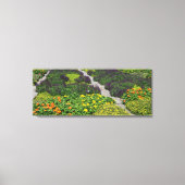 Blume Quilt Leinwanddruck (Vorderseite)