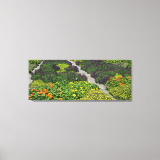 Blume Quilt Leinwanddruck