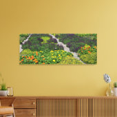 Blume Quilt Leinwanddruck (Insitu (Wohnzimmer))