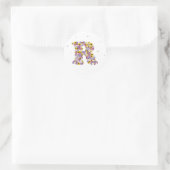 BLUME R RUNDER AUFKLEBER (Tasche)