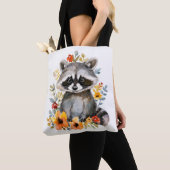 Blume Raccoon Tasche (Von Nahem)
