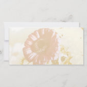 Blume Rahmen Foto Beileid Vielen Dank P Dankeskarte (Rückseite)