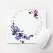 Blume Rahmen-Rahmen-Blumenrahmen 2 Mousepad (Mit Mouse)