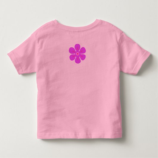 Blume Rain Kleinkinder und Säugling T - Shirt (Rückseite)