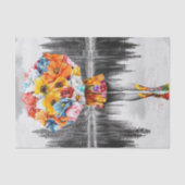 Blume Raindrops3 Seidenpapier (Vorderseite)