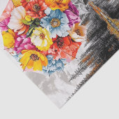 Blume Raindrops7 Seidenpapier (Ausschnitt)