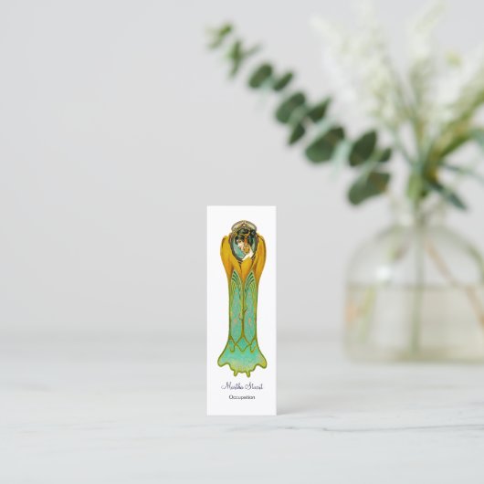 Blume Rapture ~ Visitenkarte Slim (Stehend Vorderseite)