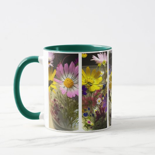 Blume Raster #1 Tasse (Links)