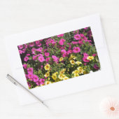 Blume Rechteckiger Aufkleber (Umschlag)